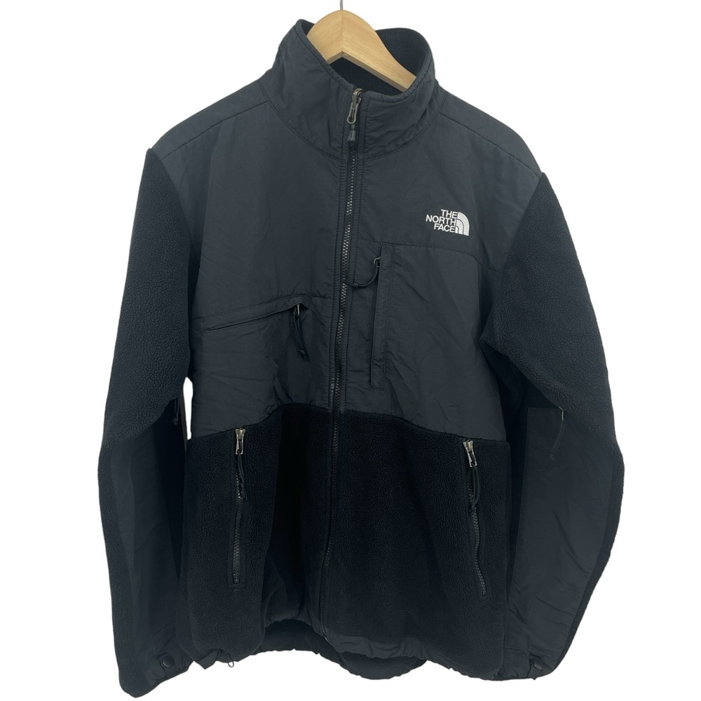 The North Face Men’s Black Fleece Zip Up Jacket Snow Ski Warm Size Medium